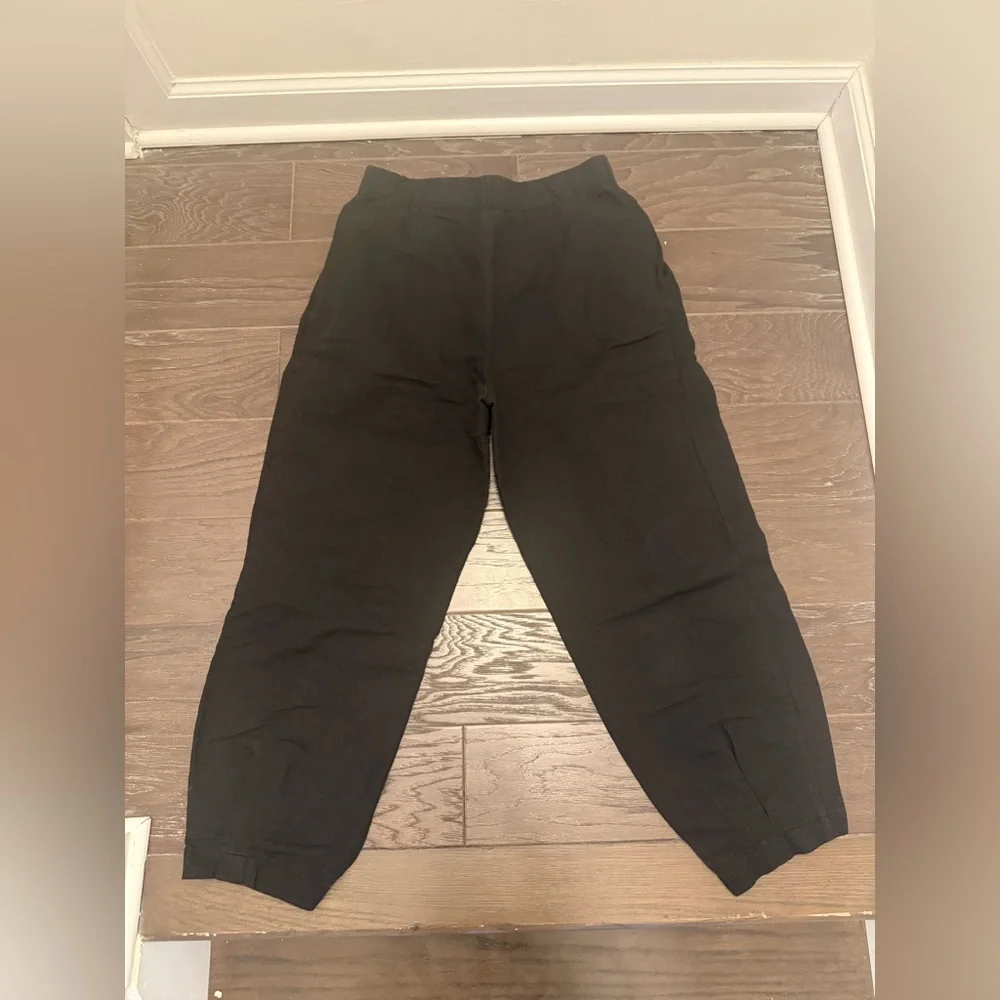 Zara Linen Blend Tapered Fit Pants